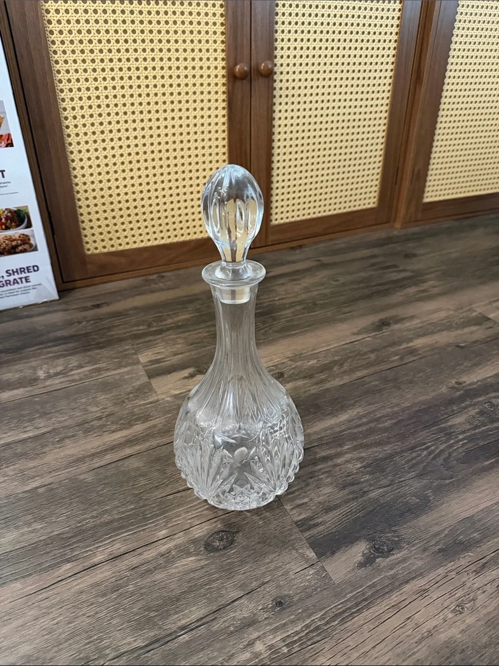 Crystal Decanter in Clear - Unbranded
